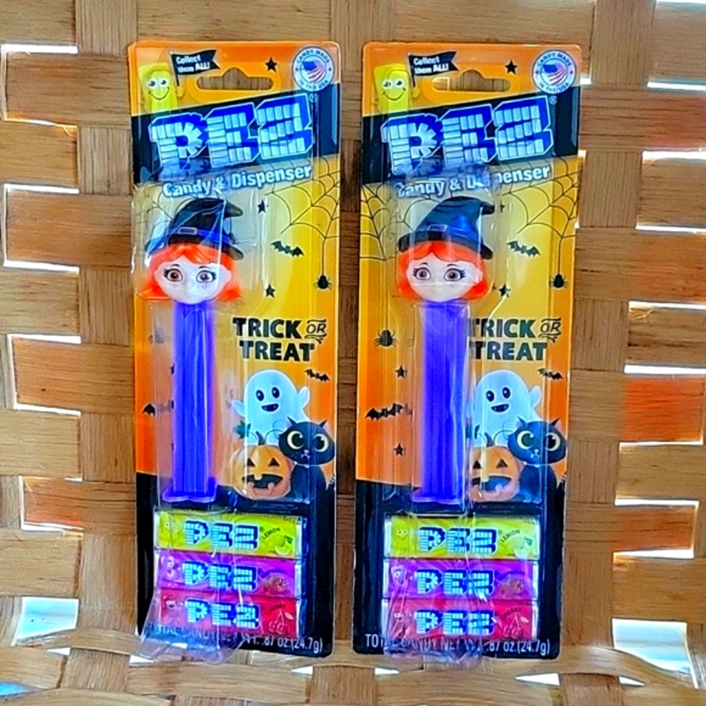 PEZ HALLOWEEN WITCH PEZ DISPENSERS